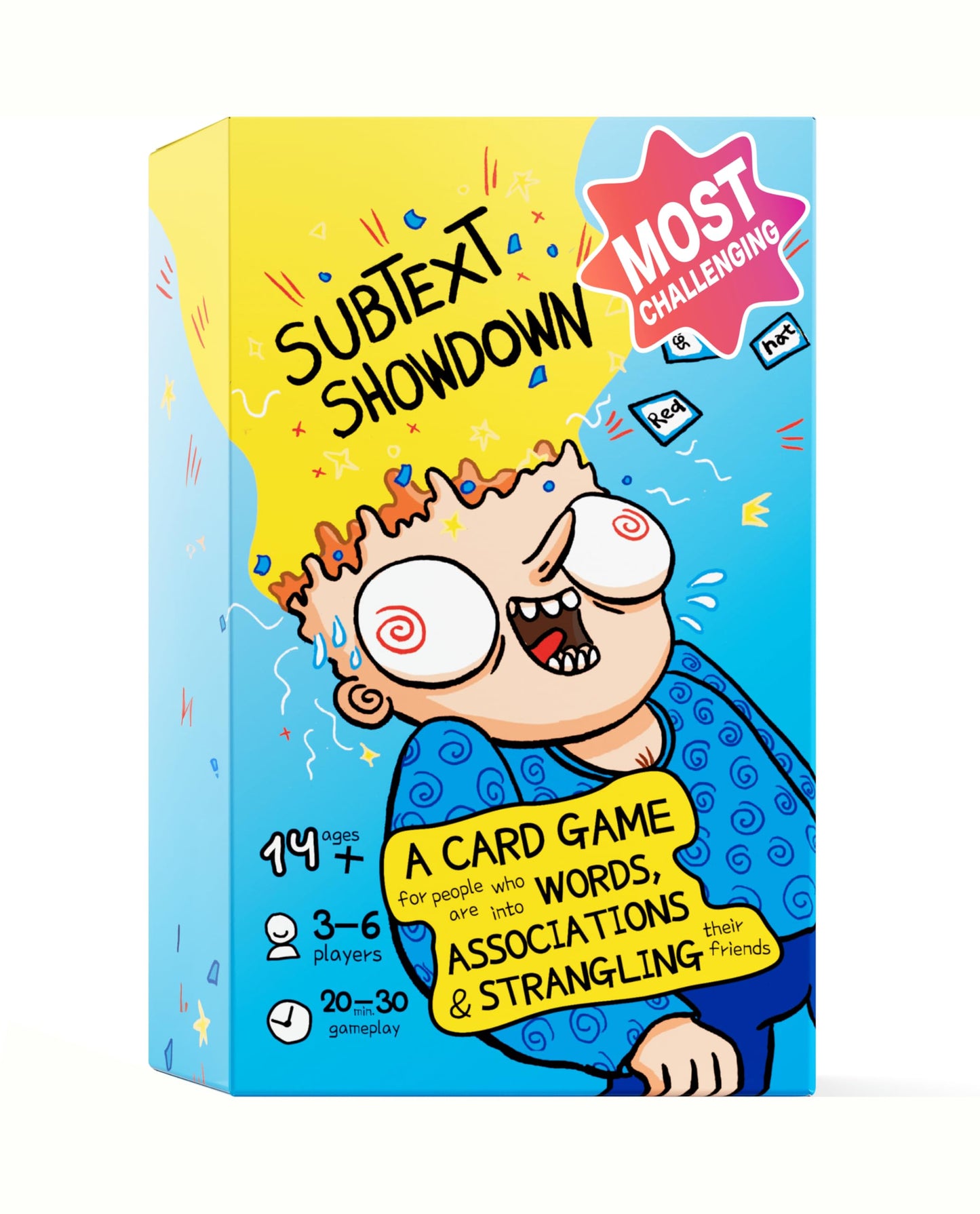 Subtext Showdown: Word Association Board Games for mature-themeds  Teens & Family (3-6 Players) - Fun Games for mature-themeds and Teens Groups - Funny Card Games for Family Game Night or Birthday Party