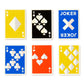 Brass Monkey Vintage Inspired Playing Card Set - Cardstock, 3.6 x 2.8 x 0.5 inches, Model 9780735381148