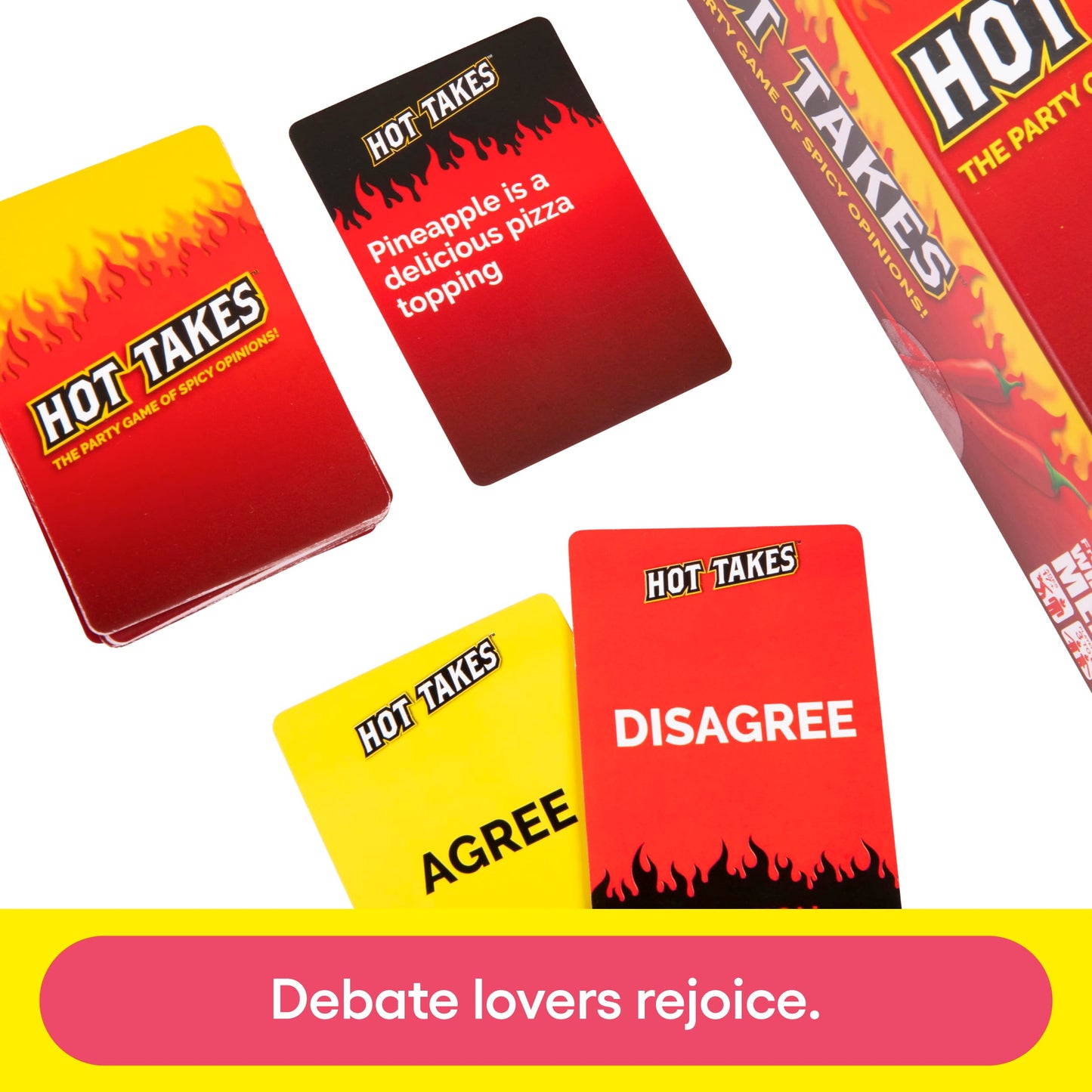 WHAT DO YOU MEME? Hot Takes - The Party Game of Spicy Opinions - mature-themed Party Games & Fun Gifts for mature-themeds