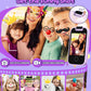Shiningstone Kids Smart Phone for Girls, Kid Toy Phone for Toddlers, Toddler Phone with Dual Camera Puzzle Games Touchscreen, Le