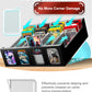 Binirin Trading Card Storage Box For Commander Display, 3000+ Mtg Deck Box With 4 Toploaders & Card Supporters, Pu Leather Card