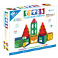 Tytan Tiles 80-Piece Magnetic Tiles Building Set, Ergonomic Design, Kids Stem Toy, Race Cars, Architectural Building, Creative P