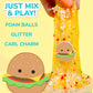 Original Squishmallows Glitter Carl The Burger Charm, Vanilla-Scented Slime, 3 Slime Add-Ins, Pre-Made Sludge Toy For Kids, Grea