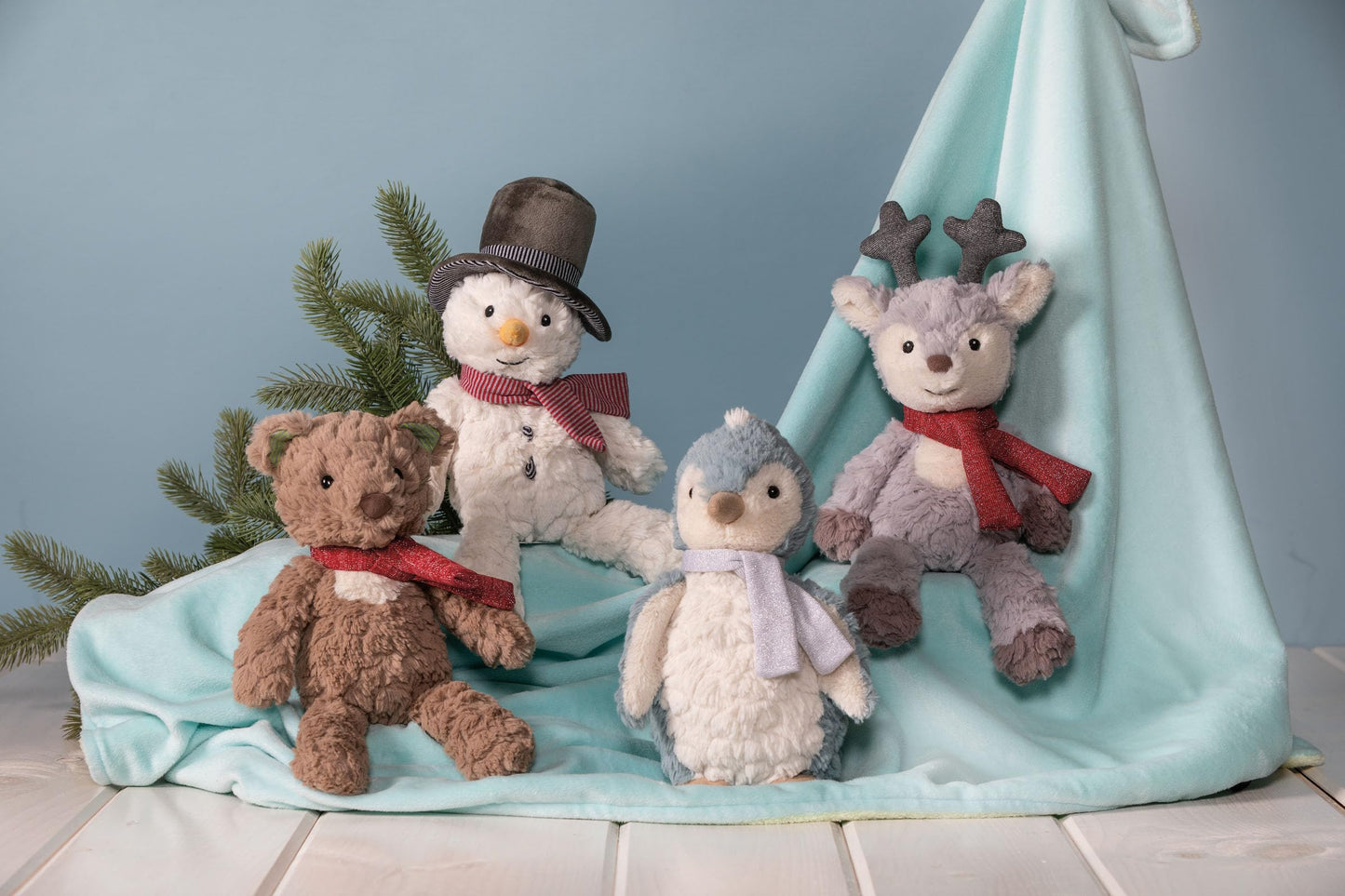 Mary Meyer 11-Inch Stuffed Animal Putty Collection Soft Toy - Glitters Reindeer, Polyester