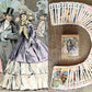 FLONZGIFT LES Modes DE Paris Playing Cards (Poker Deck 54 Cards All Different) Vintage Fashion Retro Art Deco Illustration by Fr