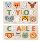Custom Handmade Puzzles for Toddlers | Multi Color Scheme Options Wooden Name Puzzle | Baby Shower Gift  Easter Gift  New Baby Gift  Christmas Gift  Birthday Gift for Bab  Kid  Toddler | Toddler Toys