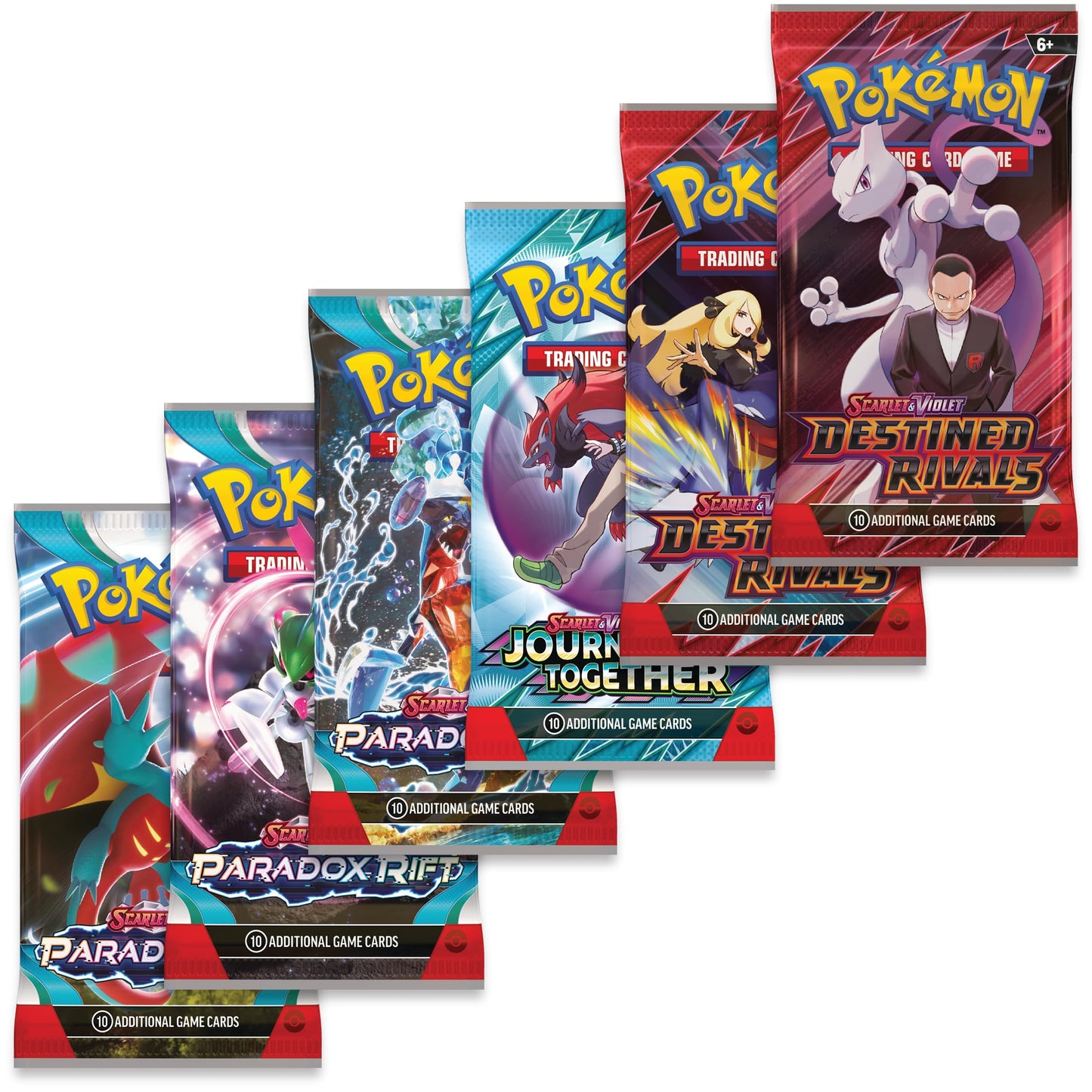 Pokemon TCG: Cynthias Garchomp ex enhanced Collection - 6 Packs  Stickers  Promos
