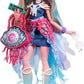 Monster High Lagoona Blue Doll - Glam Outfit & Festival Accessories, Multicolor, Model HXH82