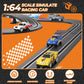 2-in-1 Slot Car Race Track Sets - Electric Race Car Track with 4 High-Speed Racing Cars  Dual Racing Game Lap Counter Circular Overpass Tracks  Remote Control Cars Toys/Gift for Boys Kids Ages 8-12