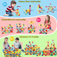 Urec 64Pcs Magnetic Building Blocks, Montessori Magnet Toys For Toddlers, Stem Learning Toys For Boys And Girls, Creativity Kids Games, Abs Material, Non-Toxic, Ages 3+, Mgb-64