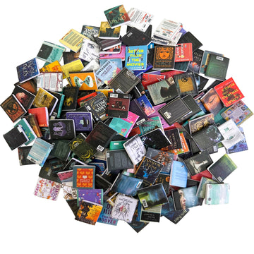 200 PCS Book Miniatures Set, Mini Books for Anxiety Bookshelf, Dollhouse Decor, DIY Crafting, Accessories Mini Miniatures Books