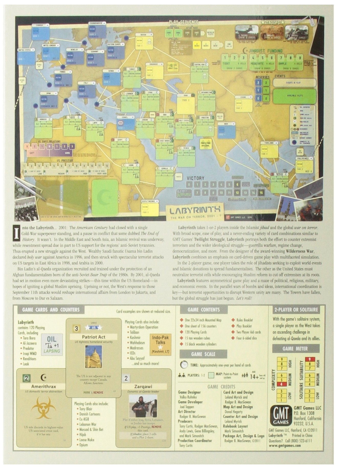 GMT Games Labyrinth: The War on Terror