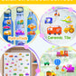 Benresive Reusable Sticker Books For Kids 2-4, Sticker Books For Toddlers 1-3, Toddler Sticker Book Age 2-4, Toddler Travel Toys Activities Crafts Gifts - Vehicle Sticker Book