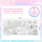Giant Coloring Poster For Classroom Wall - Versatile 31.5 X 72 Inches Summer Activity Poster/Table Cover, School Parties, Summer