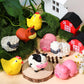 Wettarn 12 Farm Animal Foam Stress Toy Party Favors Fidget Toy Bulk Cute Farm Animal Stress Relief Gift Supplies for Adults Kids