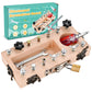 Wooderma Wooden Montessori Toys For 3 4 5 Year Old, Montessori Screwdriver Board Set With Lock And Key Toy, Educational Sensory