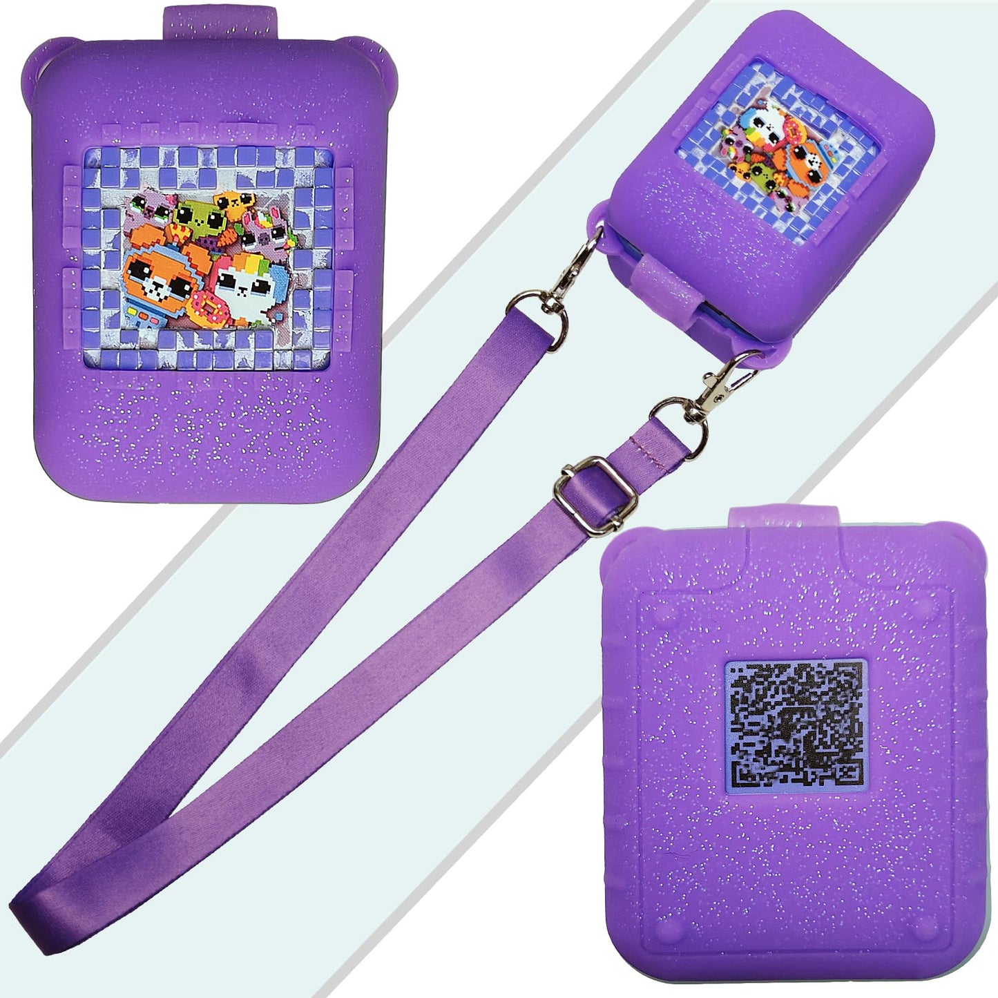 Silicone Case For Bitzee Interactive Toy Digital Pet Case, Protective Skin Cover For Bitzee Virtual Electronic Pets Lanyard Acce