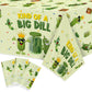 Pickle Party Tablecloths - 3Pcs Kind of a Big Deal Cucumber Birthday Party Table Covers Decorations, Vegetable Themed Rectangula