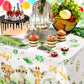 3 Pieces Jungle Safari Tablecloths Jungle Animal Plastic Table Cover Disposable Safari Table Cover Wild Jungle Plastic Tableclot
