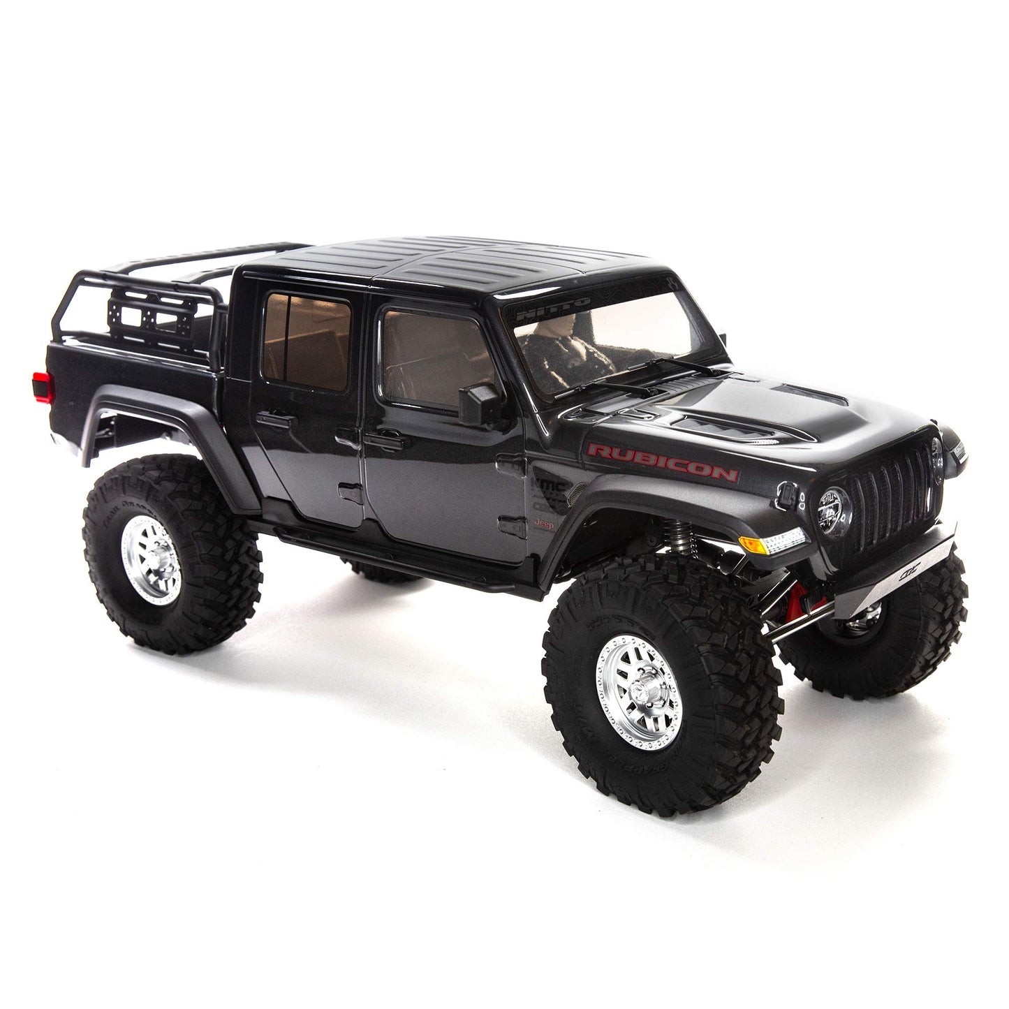 Axial RC Truck 1/10 SCX10 III Jeep JT Gladiator Rock Crawler with Portals RTR (Batteries and Charger Not Included), Gray, AXI030
