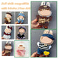 SILFGRLF Handcrafted Crochet Clothes Set for 17cm Labubu Doll  3-Piece Knitted Outfit with Accessories (RC33)