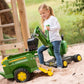 rolly toys John Deere Farm Trailer with Detachable Sides for Pedal Tractor, Youth Ages 3+