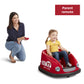 Radio Flyer 6V Battery Powered Bumper Car, Electric Ride On With Remote, Toddler Ride On Toy For Ages 1.5+ Years, Large
