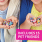 Littlest Pet Shop Party Spectacular Collector Pack Toy - 15 Piece Set, Plastic, Black, Ages 4 and Up, Model B3808AS0