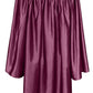Gradplaza Shiny Choir Robe Kindergarten Preschool Graduation Gown Shiny Graduation Gown For Kids Maroon Size 24