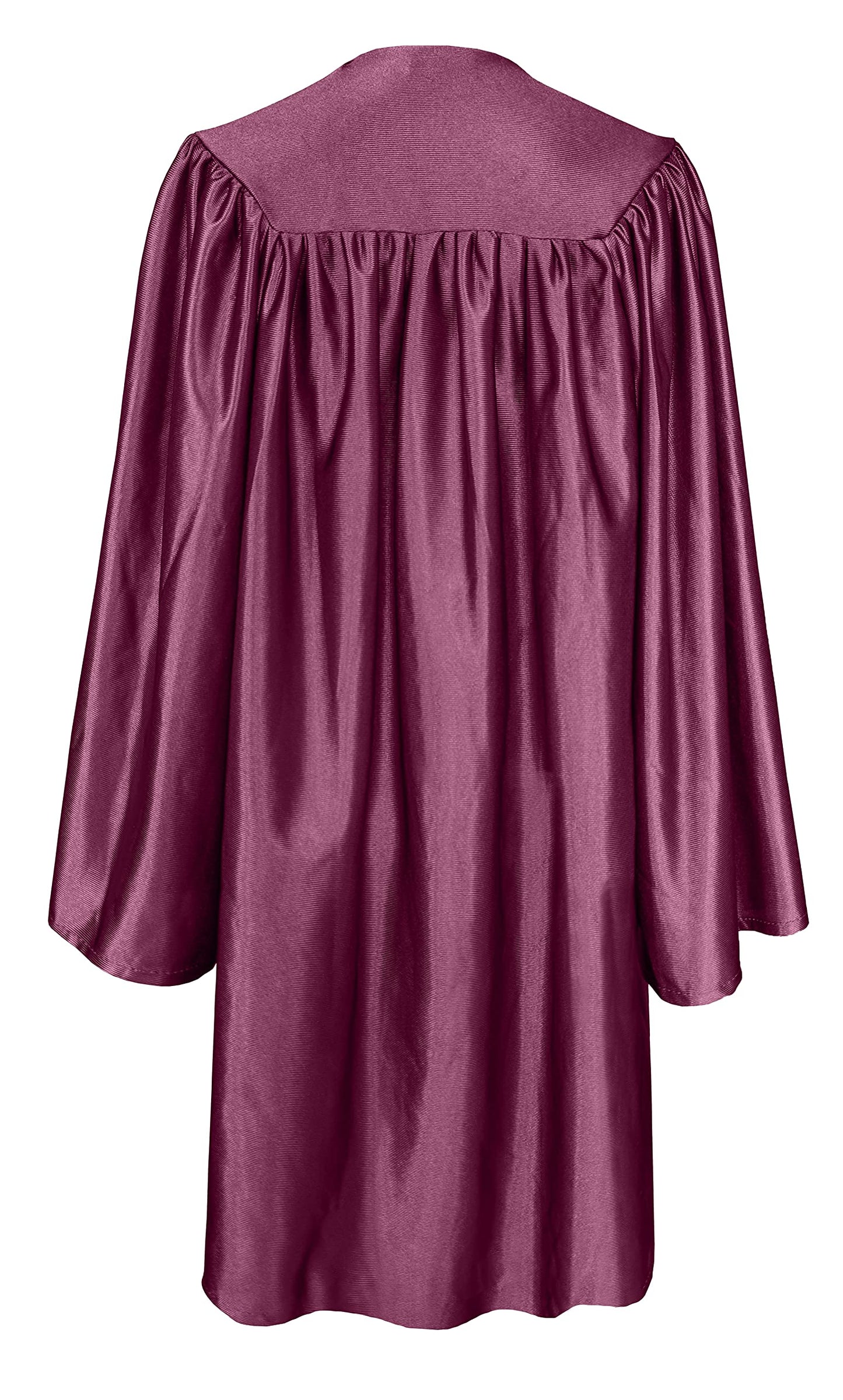 Gradplaza Shiny Choir Robe Kindergarten Preschool Graduation Gown Shiny Graduation Gown For Kids Maroon Size 24