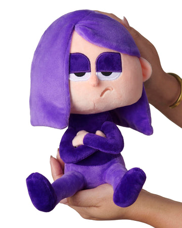 Duolingo Lily Plush - Officially Licensed - Premium Plushie, Purple, 10''