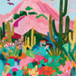 Buffalo Games 1000 Piece Jigsaw Puzzle - Cactus Mountain AZ - Large Multicolor Paper Puzzle - Model 13703 for Adults