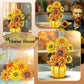chanbrick Sunflower Building Set Flowers with Vase Van Gogh Botanical Collection for mature-themed -1009pcs Compatible with Lego