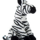 The Petting Zoo Zebra Plush Toy, 12 inch Black & White Stuffed Animal, Model 410173, Gifts for Kids