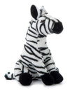 The Petting Zoo Zebra Plush Toy, 12 inch Black & White Stuffed Animal, Model 410173, Gifts for Kids