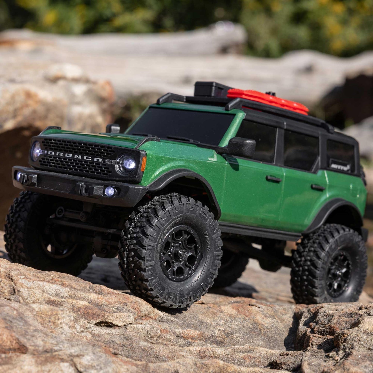 Axial Rc Truck 1/24 Scx24 Ford Bronco 4X4 Rtr Brushed Rock Crawler (Battery & Charger Included), Green, Axi00006V2T5