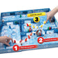Conclave Brain Games ICECOOL - Fast & Fun Penguin Flicking Strategy Board Game, Ages 6+, Blue, Model BGP5168