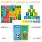 Auryee Wooden Building Blocks Toys 60 Pcs Toddler Stacking Toys Pre-School Learning Educational Toy For Kids | Baby | Boys | Girls Age 3 4 5 6 7 8 Year Old