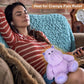 Suzzipals Warmable Hippo Stuffed Animals, Microwave Heating Pads For Cramps, Pain & Stress Relief, Heatable & Coolable Hippopota