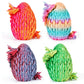 4Pcs Easter 3D Printed Dragon Eggs With Dragon Inside,Easter Basket Stuffers,Easter Basket Essentials,Prefilled Mini Eggs Articulated Crystal Dragon Fidget Toys,Mystery 3D Printed Animals Set