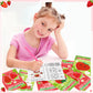 Strawberry Activity Books For Kids - 24Pcs Strawberry Mini Games Coloring Book Set Bulk Fruits Patterns Mazes Word Search Word S