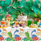 Dinosaur Party Supplies Disposable Tablecloth Waterproof Plastic Rectangular Table Cover for Boys Kids Birthday Party Baby Showe