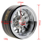 Meus Racing 1.9'' Beadlock Wheels Rims, 120.5G Brass & Aluminum Deep-Dish Wheels For 1/10 Rc Crawler Scx10 Trx4 Vs4-10 Gen8 (A-T