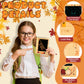 Nezyo 12 Pack Fall Thanksgiving Party Favors Mini LCD Writing Tablet 4.4 Inch Doodle Board Painting Drawing Pads Bulk Fall Goodi