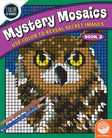 Mindware Color By Number Mystery Mosaics: (Book 3)