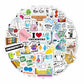 Bulbacraft 100Pcs Funny Chemistry Stickers For Laptop, Chemistry Computer Stickers, Lab Decals - Chemistry Gifts For Teachers, S