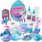 Girlzone Egg Surprise Mermaid Sparkle Slime Kit, 39 Pieces To Make Glow In The Dark Slime With Glitter Slime Add Ins, For Girls 8-12, Ideal Easter Gifts For Kids
