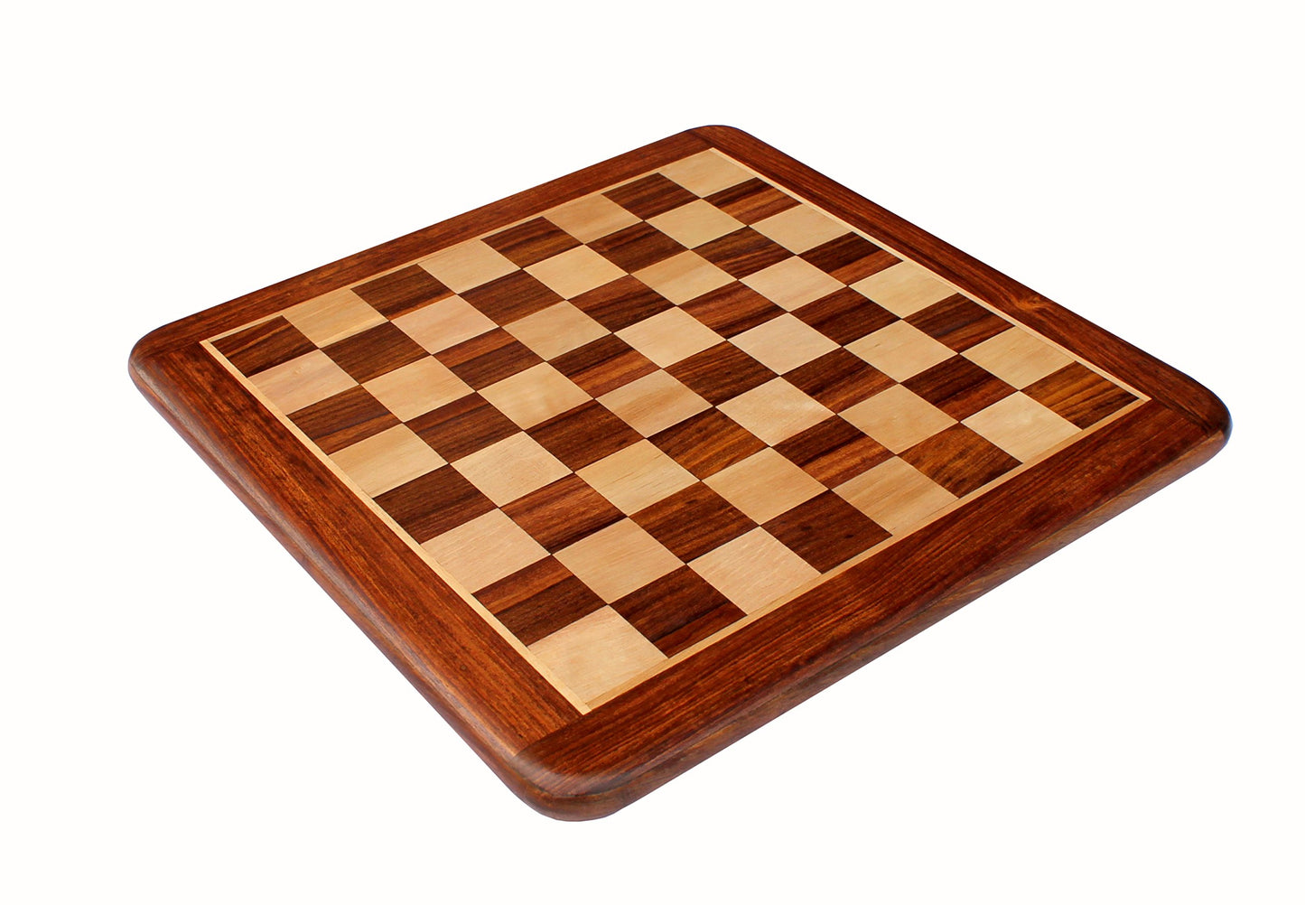 Stonkraft Wooden Chess Board Without Pieces For Professional Chess Players - Appropriate Wooden & Brass Chess Pieces Chessmen Available Separately By Brand (21X21 Acacia Wood)