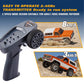 EAZYRC 1/24 RC Rock Crawler Chevy K5 Blazer 1976 - 4WD, Black, Nylon, Model 465464, 5x10x5 inches,