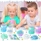 Npne Frozen Slime Kit For Girls Diy Slime Making Kit With Glitter Add Ins Foam Jelly Cubes Christmas Birthday Party Favors Prese